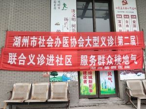 湖州市清河家园街道综合文化站举办（第二届）医协会大型义诊